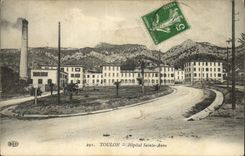 Vintage Postcard Toulon Hospital Holy Anne