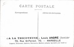 Vintage Postcard Militaria a male nurse Red Cross