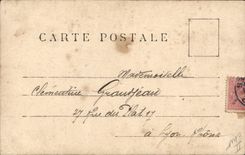 CPA Fantaisie Enfants Lune plis/forte usure en coins pour référence