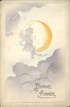 CPA Fantaisie Enfant Lune 
