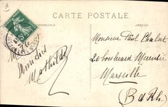 Vintage Postcard Imagination the Aix Moon in Provence Carnival XXII In love with the moon