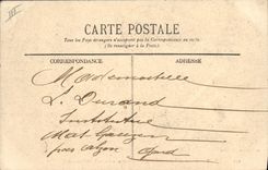 Postal Imaginación Luna Aix en Provence el Corso Pierrot aviador o el sueño imposible