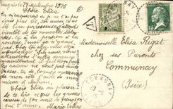 CPA Fantaisie Bateaux Lune 