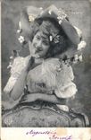 Vintage Postcard Imagination Woman Campton Theater