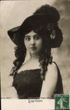 Vintage Postcards Fantaisie Woman Theater Elisa Fortify