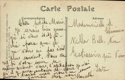 Vintage Postcard Aix the Baths Villa of the flowers the Music Hall