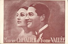 CPM Maurice chevalier et Yvonne Vallee