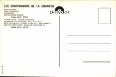 Postal los Camaradas de la Canción