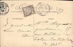 Vintage Postcard Auvergne Folklore a declaration of Soft love oaths