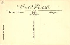 Postal Folclore Escenas y tipos de Alsacia