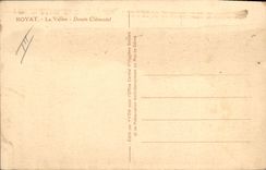 Vintage Postcard Imagination Illustrator Clementel Royat the valley