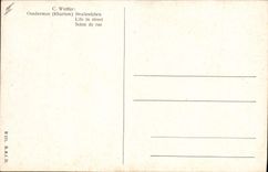 Vintage Postcard Imagination Orientalism Wuttke Scene of street Omdurman Khartum