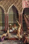 CPA Fantaisie Orientalisme Femmes nues