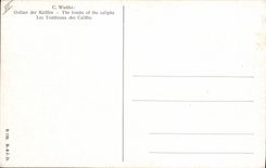 Vintage Postcard Imagination Wuttke Orientalism tombs of the caliphs
