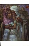 Vintage Postcard Imagination Orientalism Dinet Slave of love