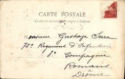 Vintage Postcard Imagination Militaria safety