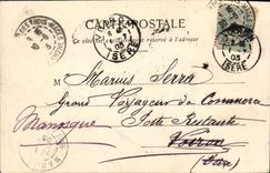 Vintage Postcard Imagination Women the lacon of painting