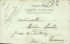 Postal Pesca Modelo de Matelotte