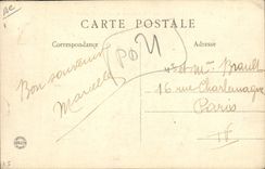 Postal Pesca la salida del pecadoras de camarones