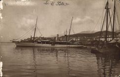 Vintage Postcard Boat Sita