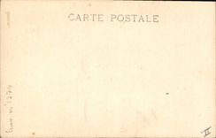 Postal Chantillí Vagada Conde el príncipe de Conti