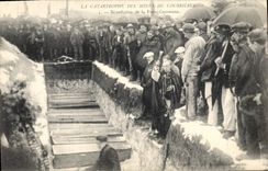 CPA Catastrophe des Mines de Courrieres Benediction de la Fosse Commune TOP 