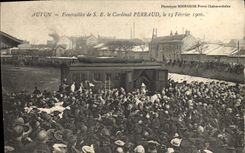 CPA Autun Funerailles de SE le cardinal Perraud 15 fevrier 1906 