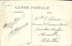 Vintage Postcard Catastrophe of the military airship Republic September 25th, 1909 Funeral of the victims Zeppelin