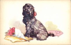 CPA Chien Chiens Chiot 