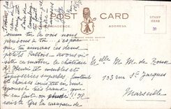 Vintage Postcard Dog Dogs Pup A pair of good friends Cat