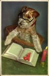 CPA Chien Chiens Chiot 