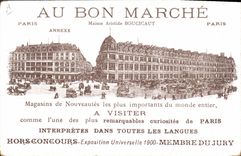 CPA Chien Chiens Chiot Au Bon Marche 