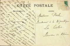 Vintage Postcard Militaria Autun the Community of St Sacrament the Temporary vault Hospital n°10