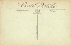 Clinical Vintage Postcard Militaria of Dr. CH Bonnet Street of the Chair Paris Rooms Anemones