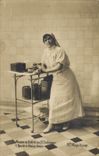 Vintage Postcard Militaria Miss Marie Henry Private hospital Dr. CH Bonnet Street of the Paris Chair