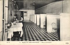 CPA Militaria Hopital Bretonneau Boxes d'isolement 
