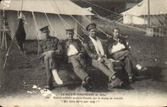 Postal Militaria Valiente soldados ingleses