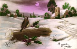 CPA Fantaisie Bonne annee 