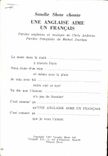 CPM Sandie Shaw chante Une anglaise aime un francais