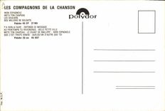 CPM Les Compagnons de la Chanson