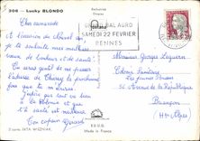 Modern Postcard Lucky Blondo