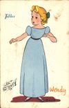 Vintage Postcard Imagination Illustrator Walt Disney Tobler Wendy