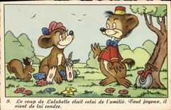 Vintage Postcard Imagination Illustrator Walt Disney the blow of Lulubelle