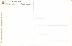 Vintage Postcard Imagination Orientalism Street and minaret