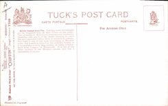 Vintage Postcard Imagination Orientalism Arab camp near Fez