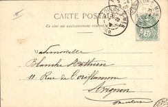 Vintage Postcard Fantaisie Woman Receipts of delicacies Blows with potatoes