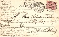 Vintage Postcard Imagination Woman Specialities of country