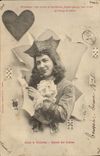 Vintage Postcard Imagination the 4 servants Knave of hearts