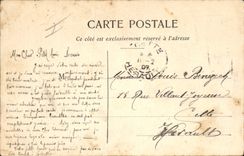 Vintage Postcard Imagination Soldier and nurse the attack