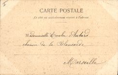 Vintage Postcard Imagination Woman Poisson d' Avril